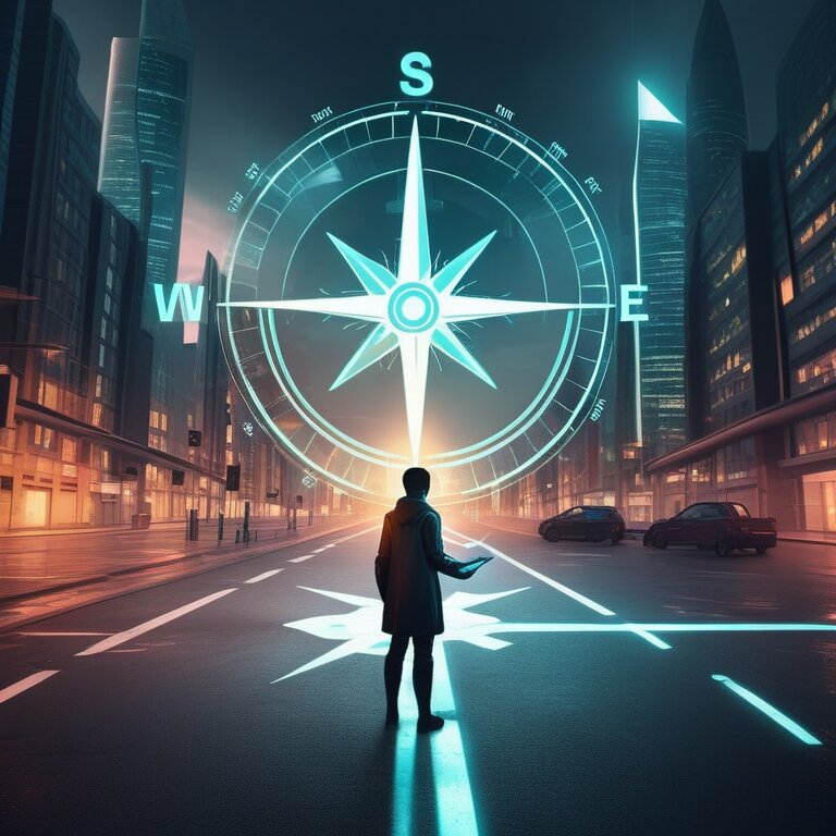 A person at a crossroads choosing between Private and Public Assessment