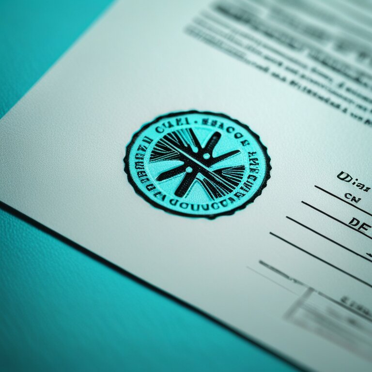 A close-up of a document with a vibrant 'DIAGNOSED' stamp