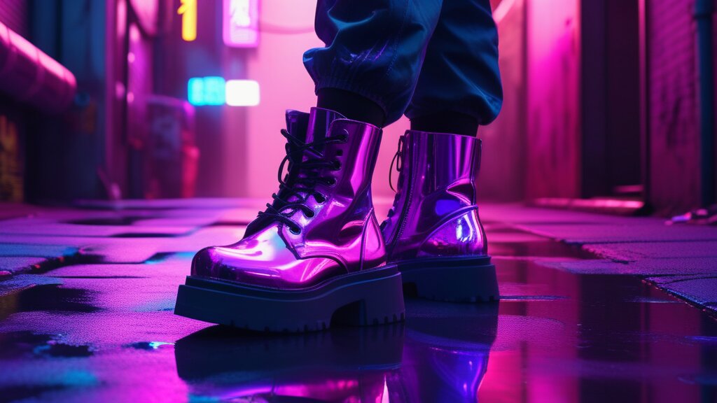 Riot walking out of an underbuilt room into the light