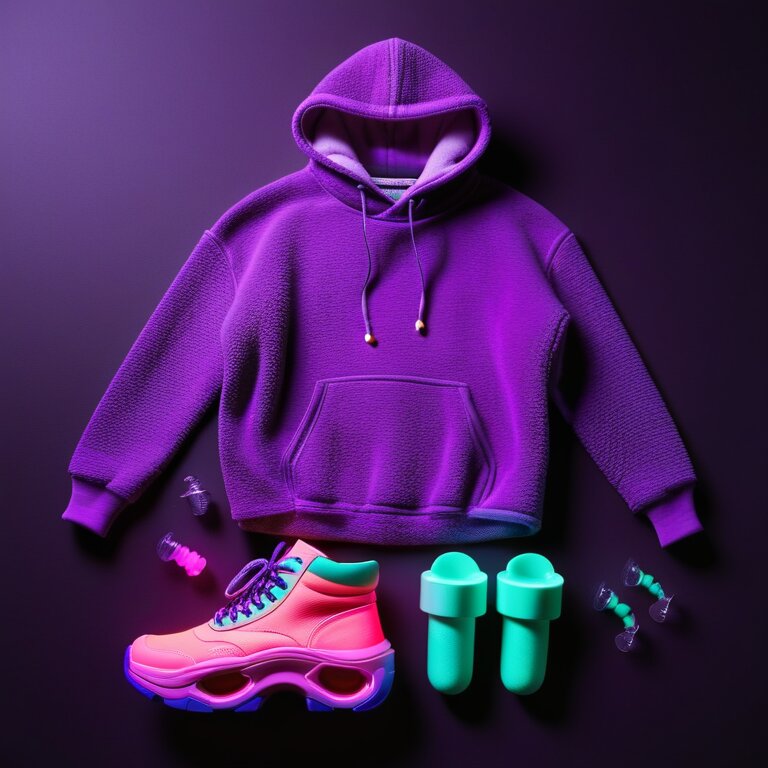 Layout of sensory-safe gear