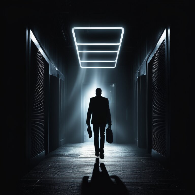 Successful exit into the night